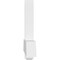 Ekena Millwork Eugene Architectural Grade PVC Gable Bracket, 84"W x 24 1/2"H x 4"D x 6"F, 7/12 Pitch GBP084X25X0406EUG00 - alternate 2